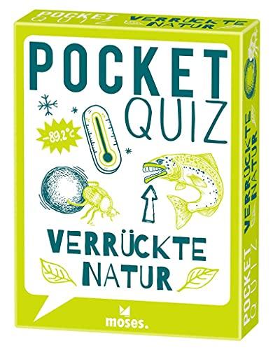 Moses. Pocket Quiz Verrückte Natur | Das Wissensspiel mit 150 Fragen für Freunde kurioser Naturfakten | Für Kinder ab 12 Jahren und Erwachsene