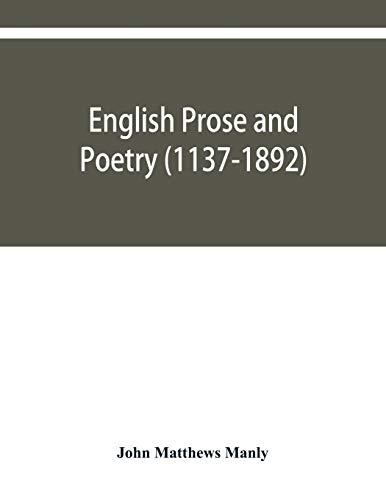 English prose and poetry (1137-1892)