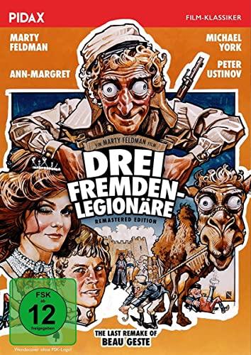 Drei Fremdenlegionäre (The Last Remake of Beau Geste) - Remastered Edition / Marty Feldmans vergnügliche Militärkomödie mit Starbesetzung (Pidax Film-Klassiker)