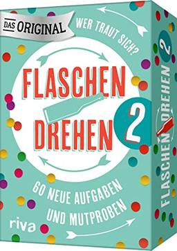 Flaschendrehen 2: 60 neue Aufgaben und Mutproben. Das Original | Der Spieleklassiker für alle ab 12 Jahren. Perfektes Geschenk für Geburtstag, Klassenfahrt und Spieleabend