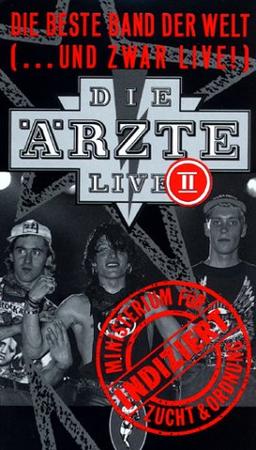 Die Ärzte 2 - Die beste Band der Welt/Live [VHS]