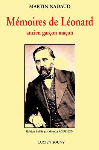 Mémoires de Léonard, ancien garçon maçon