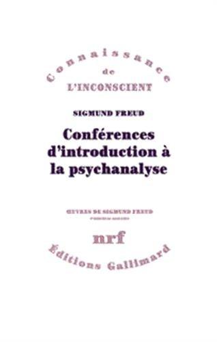 Conférences d'introduction à la psychanalyse