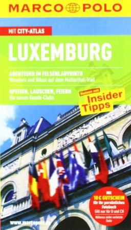 MARCO POLO Reiseführer Luxemburg: Reisen mit Insider-Tipps. Mit Cityatlas