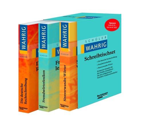 Das Schüler-Wahrig Schreibtischset in 3 Bänden