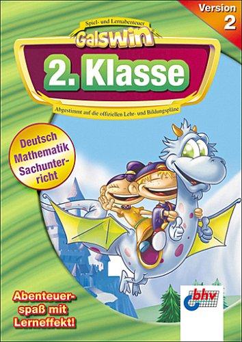 Galswin Version 2, CD-ROMs : 2. Klasse, 1 CD-ROM Deutsch, Mathematik, Sachunterricht. Für Windows 98/Me/XP. Abgestimmt auf d. offiziellen Lehr- u. Bildungspläne. Multilingual: Englisch, Deutsch, Spanisch, Französisch