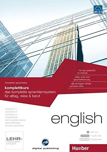 interaktive sprachreise komplettkurs english: das komplette sprachlernsystem für alltag, reise & beruf / Paket: 1 DVD-ROM + 5 Audio-CDs + 3 Textbücher