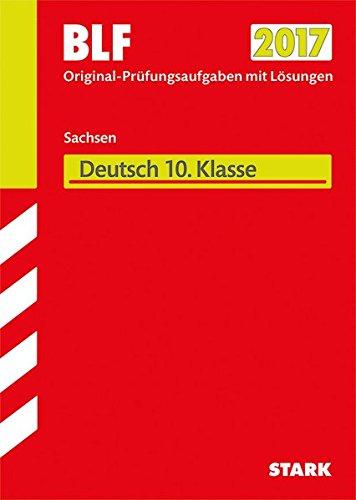 Besondere Leistungsfeststellung Gymnasium Deutsch - 10. Klasse Sachsen