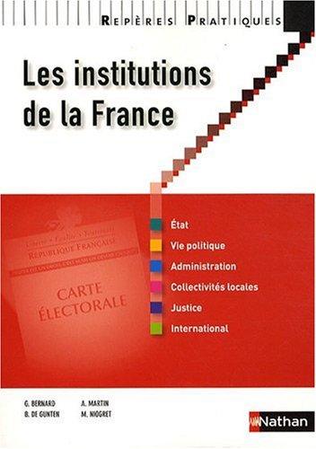 Les institutions de la France