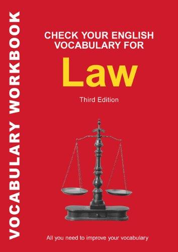 Check Your English Vocabulary for Law: All you need to improve your vocabulary