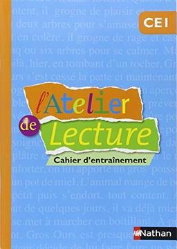 L'atelier de lecture CE1, cycle 2 : cahier d'entraînement