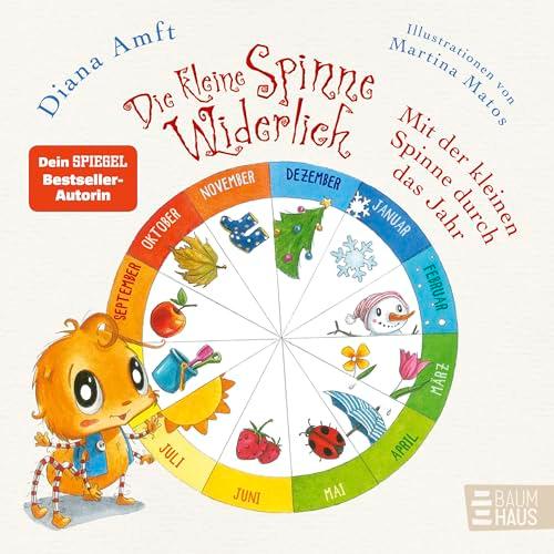 Die kleine Spinne Widerlich – Mit der kleinen Spinne durch das Jahr: Ein liebevolles Pappbilderbuch mit einem Reim und einem Rätsel auf jeder Seite - ... Zuhörer:innen zeigen, was sie schon wissen!