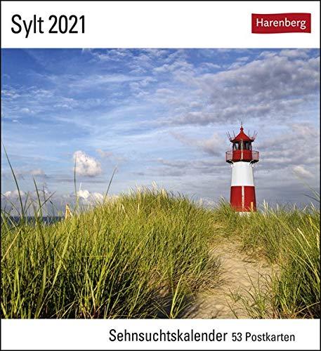 Sylt Kalender 2021: Sehnsuchtskalender, 53 Postkarten