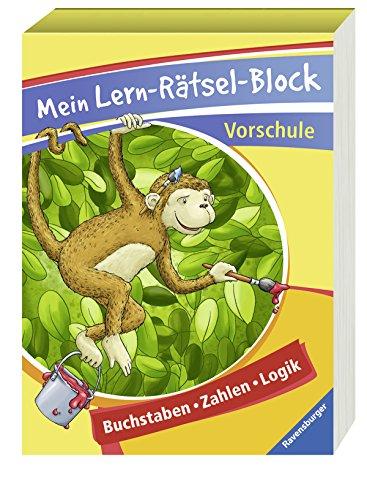 Mein Lern-Rätsel-Block Vorschule: Buchstaben, Zahlen, Logik