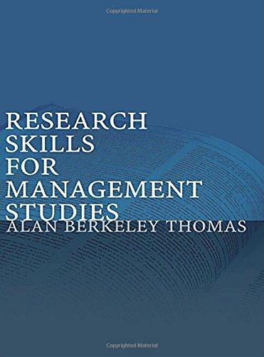 Research Skills for Management Studies