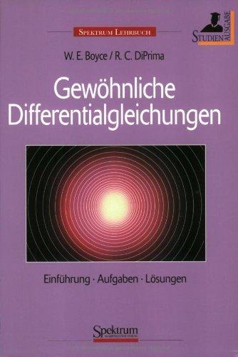 Gewöhnliche Differentialgleichungen: Einführung, Aufgaben, Lösungen