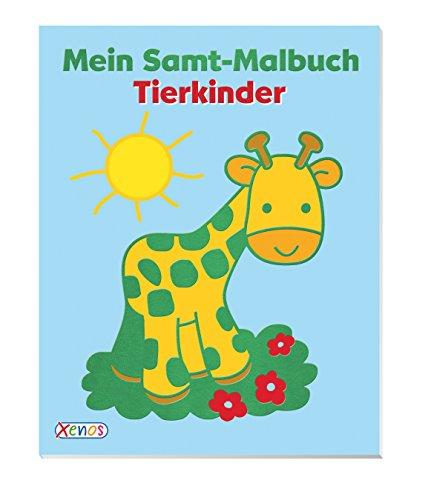 Mein Samt-Malbuch: Tierkinder