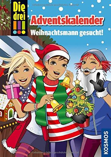 Die drei !!! Der Adventskalender: Weihnachtsmann gesucht! Mit Extra: Geschenkpapier