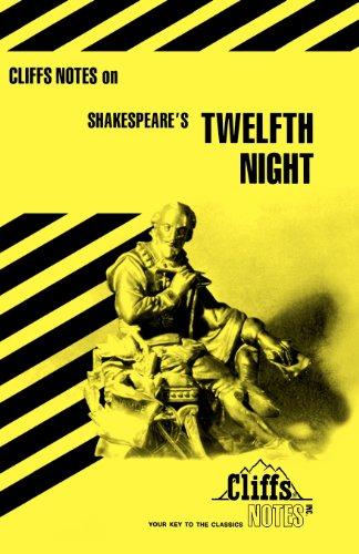 CliffsNotes on Shakespeare's Twelfth Night (Cliffsnotes Literature Guides)