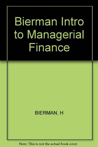 An Introduction to Managerial Finance