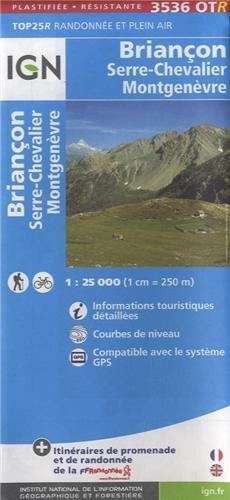 Briancon / Serre-Chevalier / Montgenevre: IGN.P.3536OTR (Ign Map)