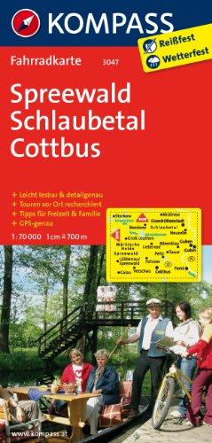 Spreewald - Schlaubetal - Cottbus 1 : 70 000: Radkarte. GPS-genau