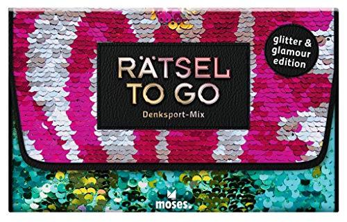 Rätsel to go | Denksport-Mix: glitter und glamour edition | Rätselbuch für unterwegs