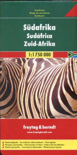 Südafrika  1 : 1 750 000. Autokarte: Touristische Informationen. Nationalparks. Ortsregister (Road Maps)