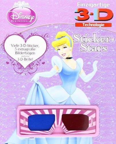 Disney: 3-D Stickerbuch Prinzessin