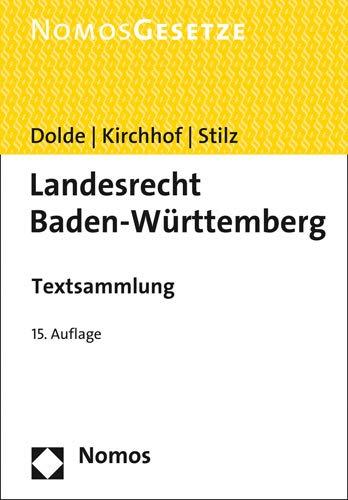 Landesrecht Baden-Württemberg: Textsammlung