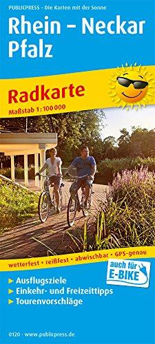 Rhein - Neckar - Pfalz: Radkarte mit Ausflugszielen, Einkehr- & Freizeittipps, wetterfest, reissfest, abwischbar, GPS-genau. 1:100000 (Radkarte / RK)