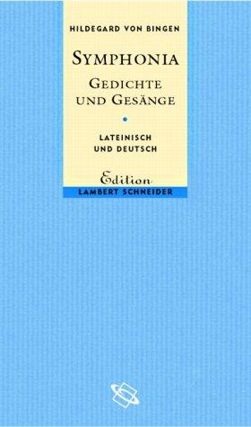 Symphonia. Gedichte und Gesänge.