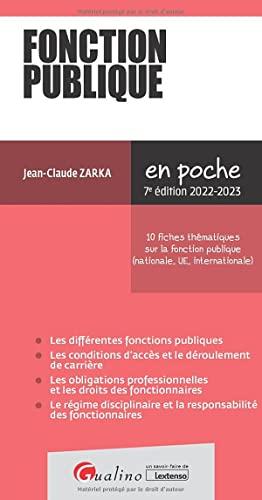 Fonction publique : 2022-2023