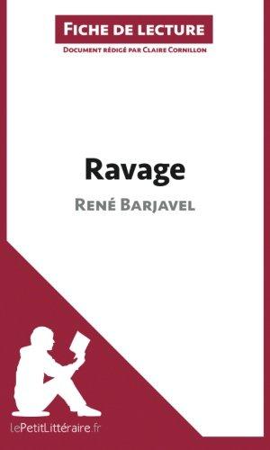 Ravage de René Barjavel (Fiche de lecture) : Résumé complet et analyse détaillée de l'oeuvre