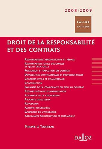 Droit de la responsabilité et des contrats : 2008-2009