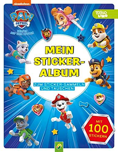 PAW Patrol Mein Stickeralbum mit 100 Stickern: 24 beschichtete Seiten für das einfache Ablösen und Tauschen deiner Stickersammlung | Ab 3 Jahren