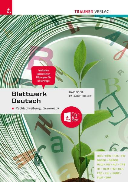 Blattwerk Deutsch - Rechtschreibung, Grammatik + E-Book plus