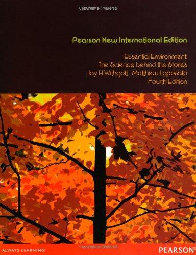 Essential Environment: Pearson New International Edition: The Science behind the Stories