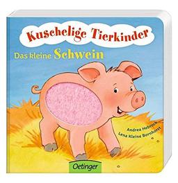 Kuschelige Tierkinder. Das kleine Schwein