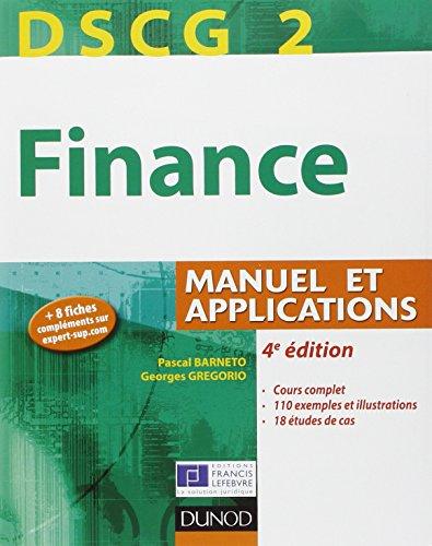 Finance : DSCG 2 : manuel et applications