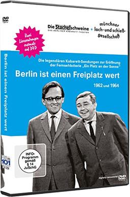 Berlin ist einen Freiplatz wert - Die legendären Kabarett-Sendungen zur Eröffnung der Fernsehlotterie &#34;Ein Platz an der Sonne&#34; 1962 und 1964 [2 DVDs]