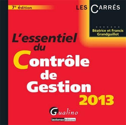 L'essentiel du contrôle de gestion 2013