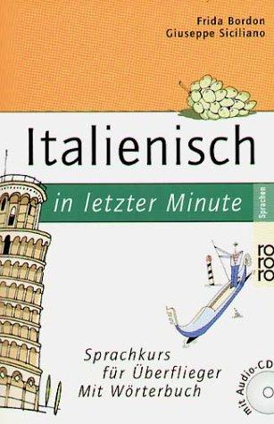 Italienisch in letzter Minute. Buch und CD