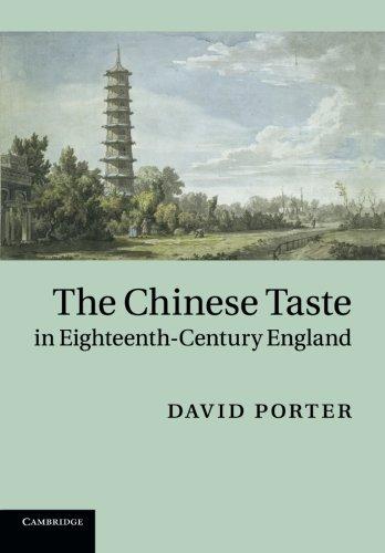 The Chinese Taste in Eighteenth-Century England