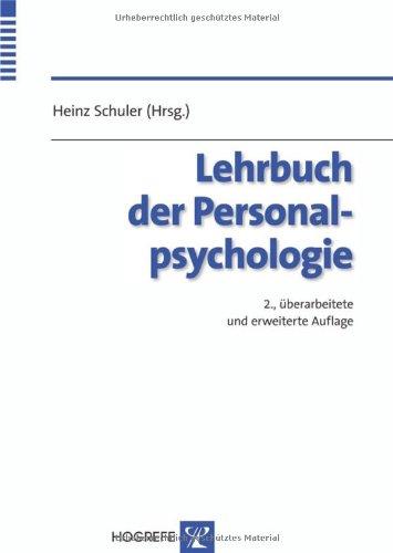 Lehrbuch der Personalpsychologie