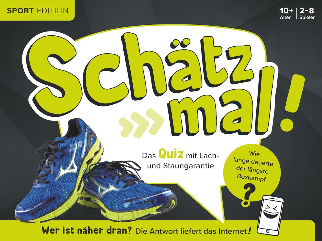 Schätz mal! Sport Edition: Das Quiz mit Lach- und Staungarantie I Ab 10 Jahre I 2-8 Spieler I Spiele-Block