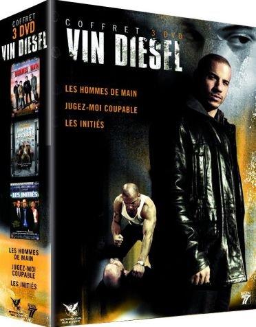 Coffret vin diesel : jugez-moi coupable ; des hommes de main ; les inities [FR Import]