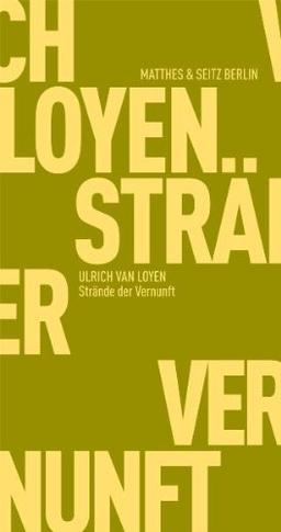 Strände der Vernunft. Norbert Elias im inneren Afrika (Fröhliche Wissenschaft)