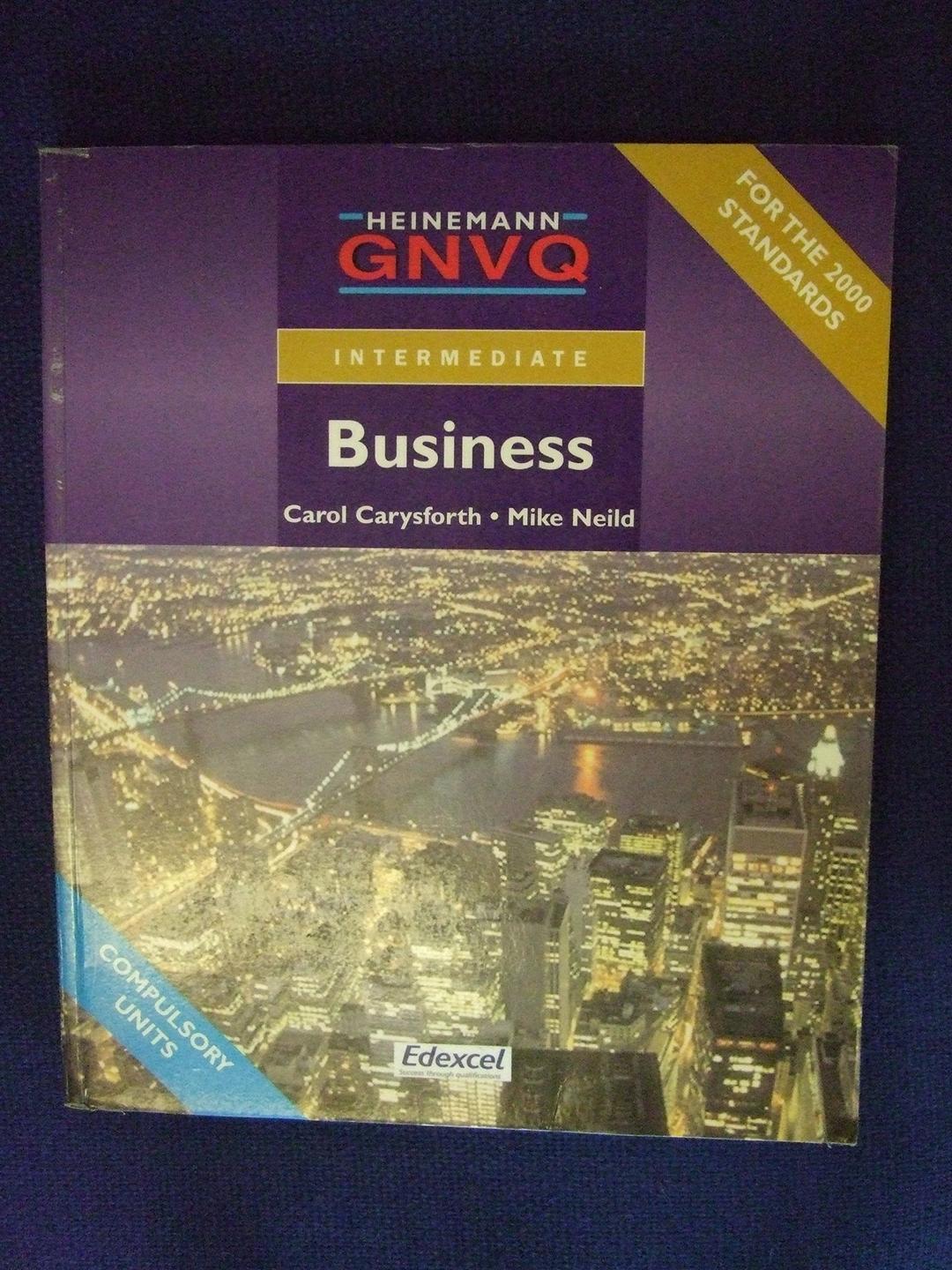 Intermediate GNVQ Business Student Book without Options