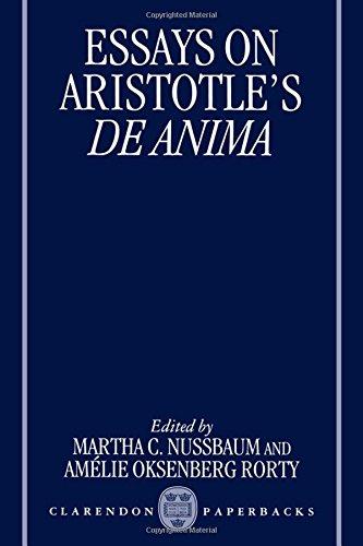 Essays on Aristotle's De Anima (Clarendon Aristotle)